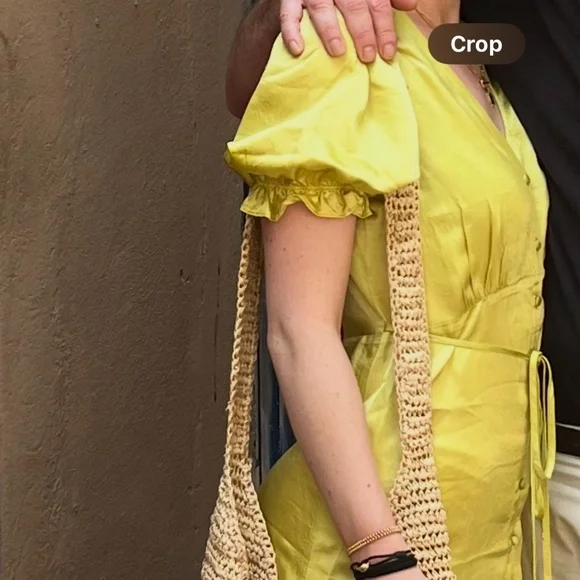 TWIN yellow midi dress - Picture 2 of 2